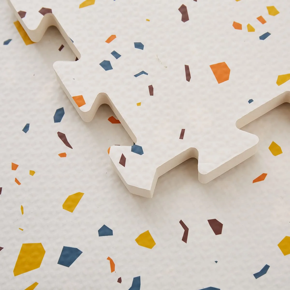 Sophisticated Terrazzo Playmat Non-Toxic Eco-Friendly Large Puzzle Playmat Multi 180 centimeters x 120 centimeters Versatile
