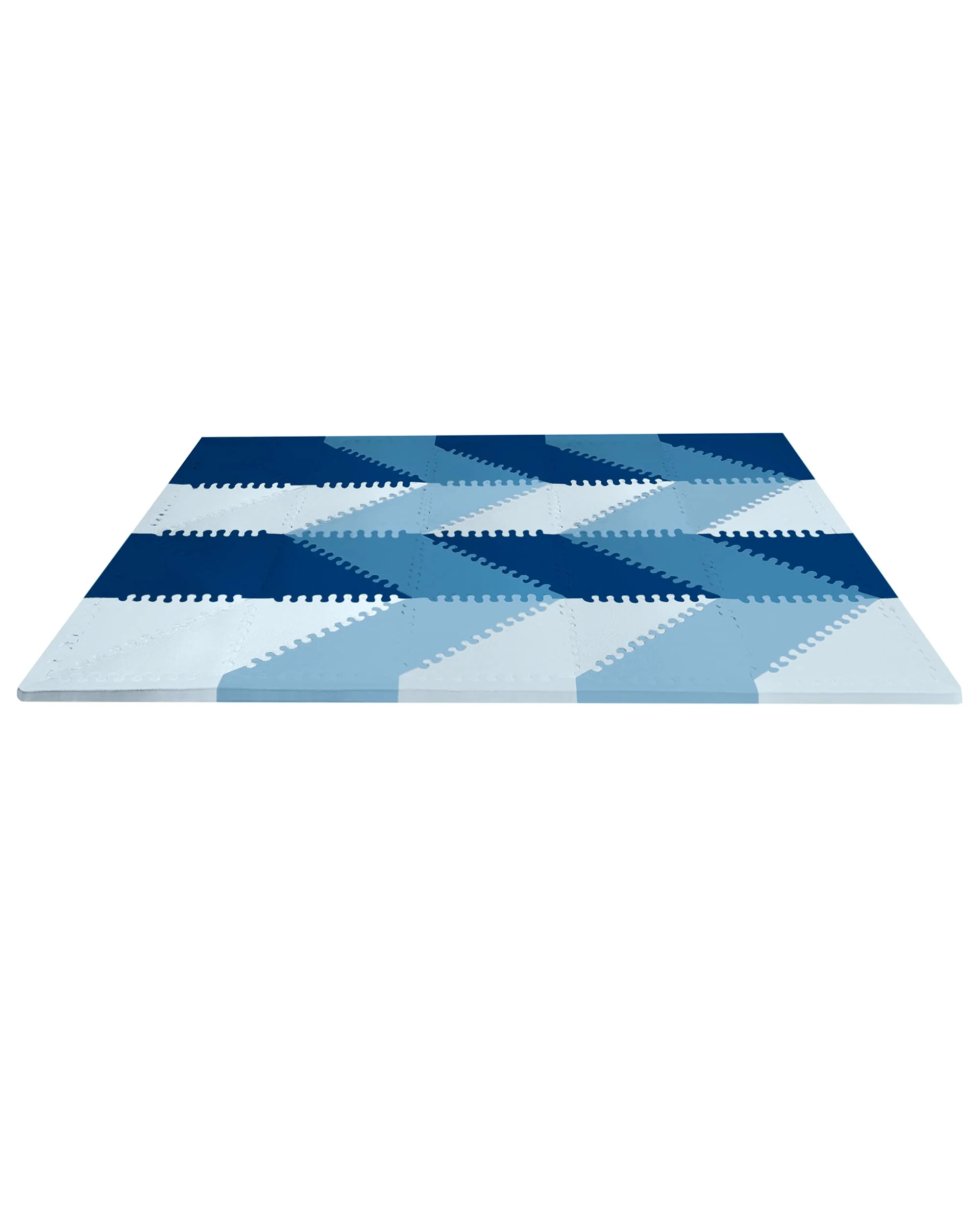 Durable Skip Hop Baby Play Mat Interlocking Foam Floor Tiles 70 x 56 Playspot Blue Ombre Convenient