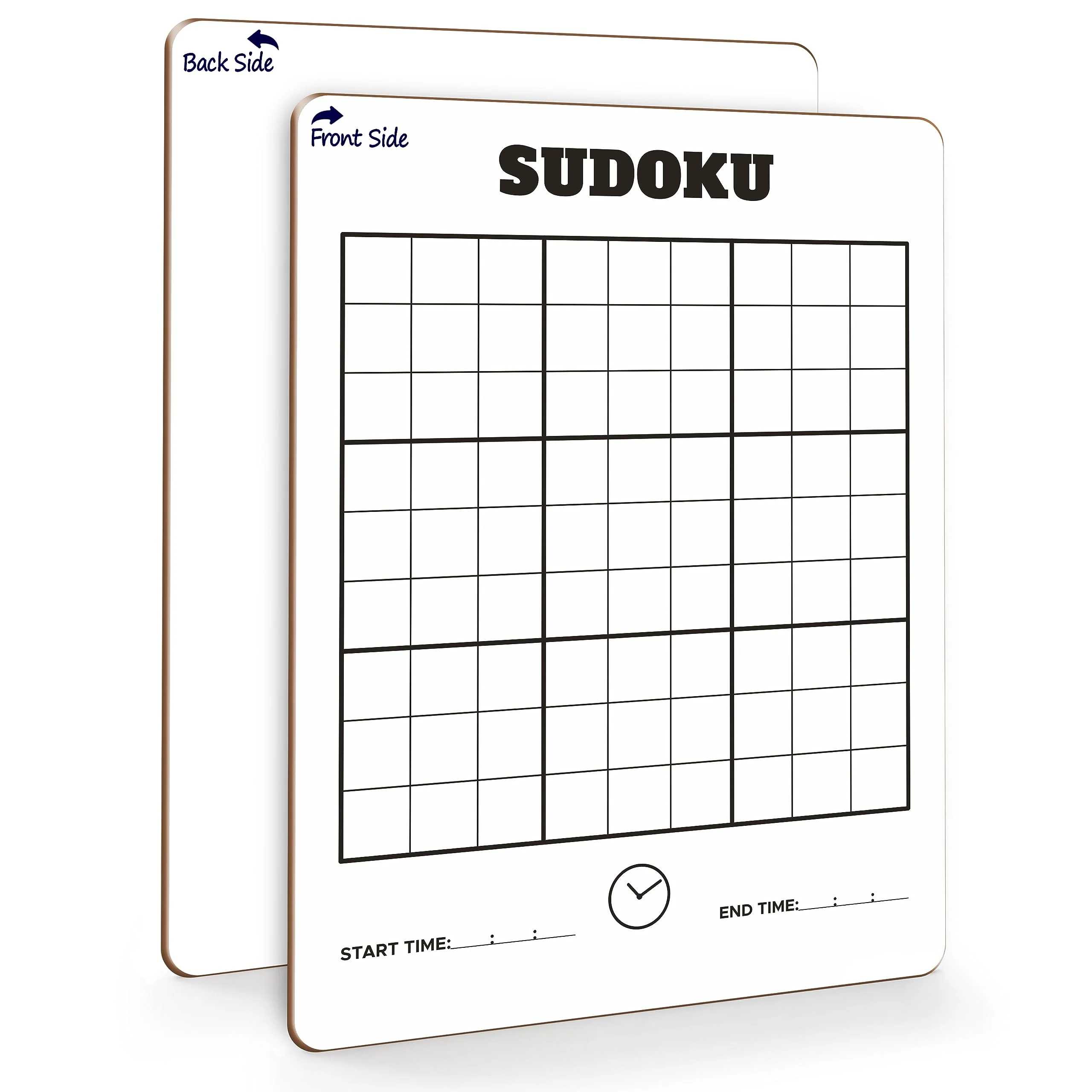Optimized SCRIBBLEDO Dry Erase Sudoku for Kids Sudoku Puzzles for Adults All Ages 9 x12 White Board Easy Hard Sudoku Math Educational Game Whiteboard High-Quality