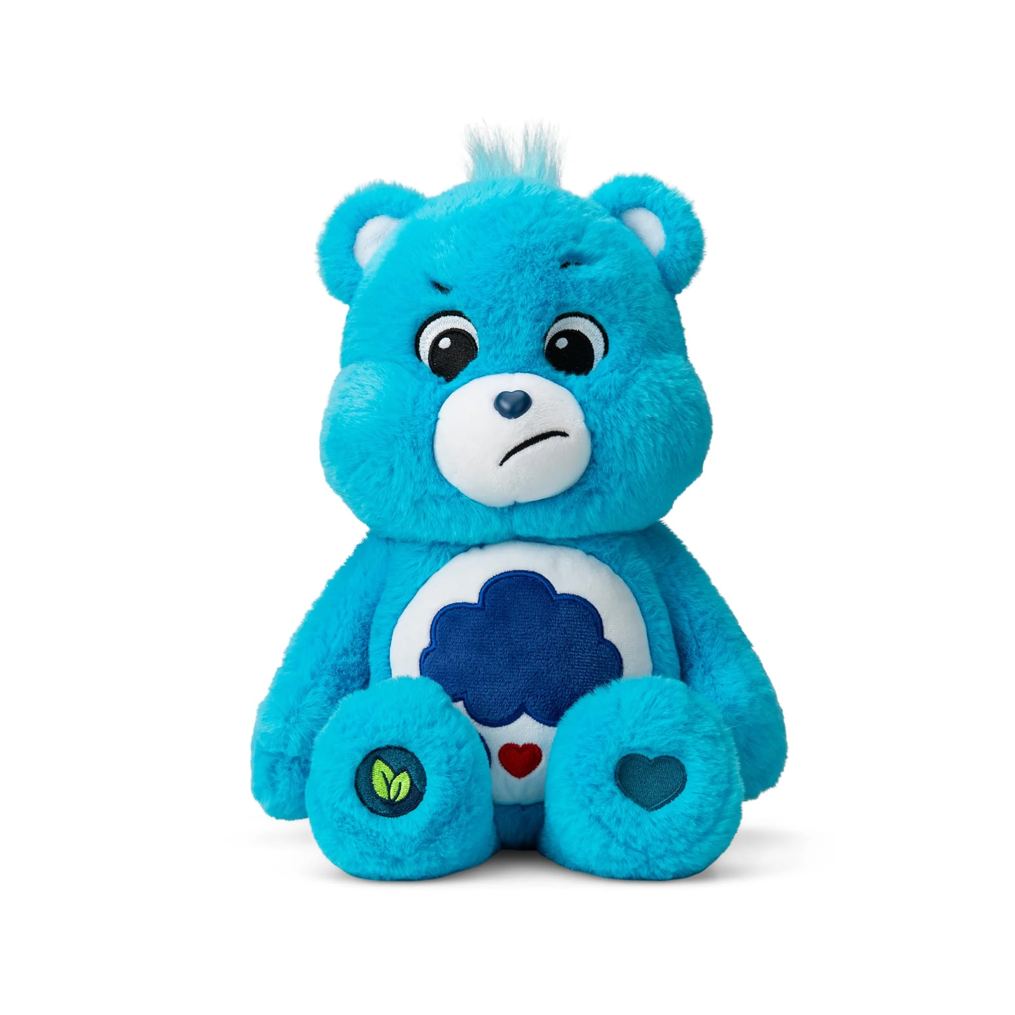 Fashionable Care Bears 14 Grumpy Bear - Blue Plushie for Ages 4 - Stuffed Animal Holiday Birthday Gift Super Soft and Cuddly - Good For Girls and Exclusive
