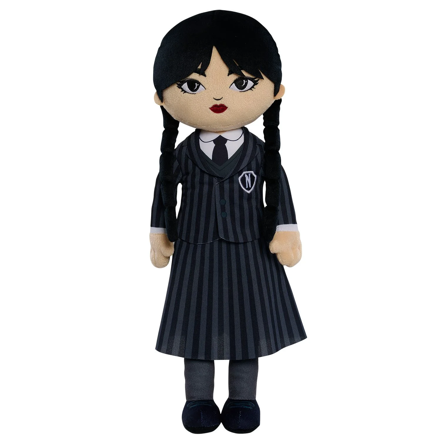 Classic Just Play Wednesday Large 15.5-inch Plush Doll Kids Toys for Ages 3 Up Functional