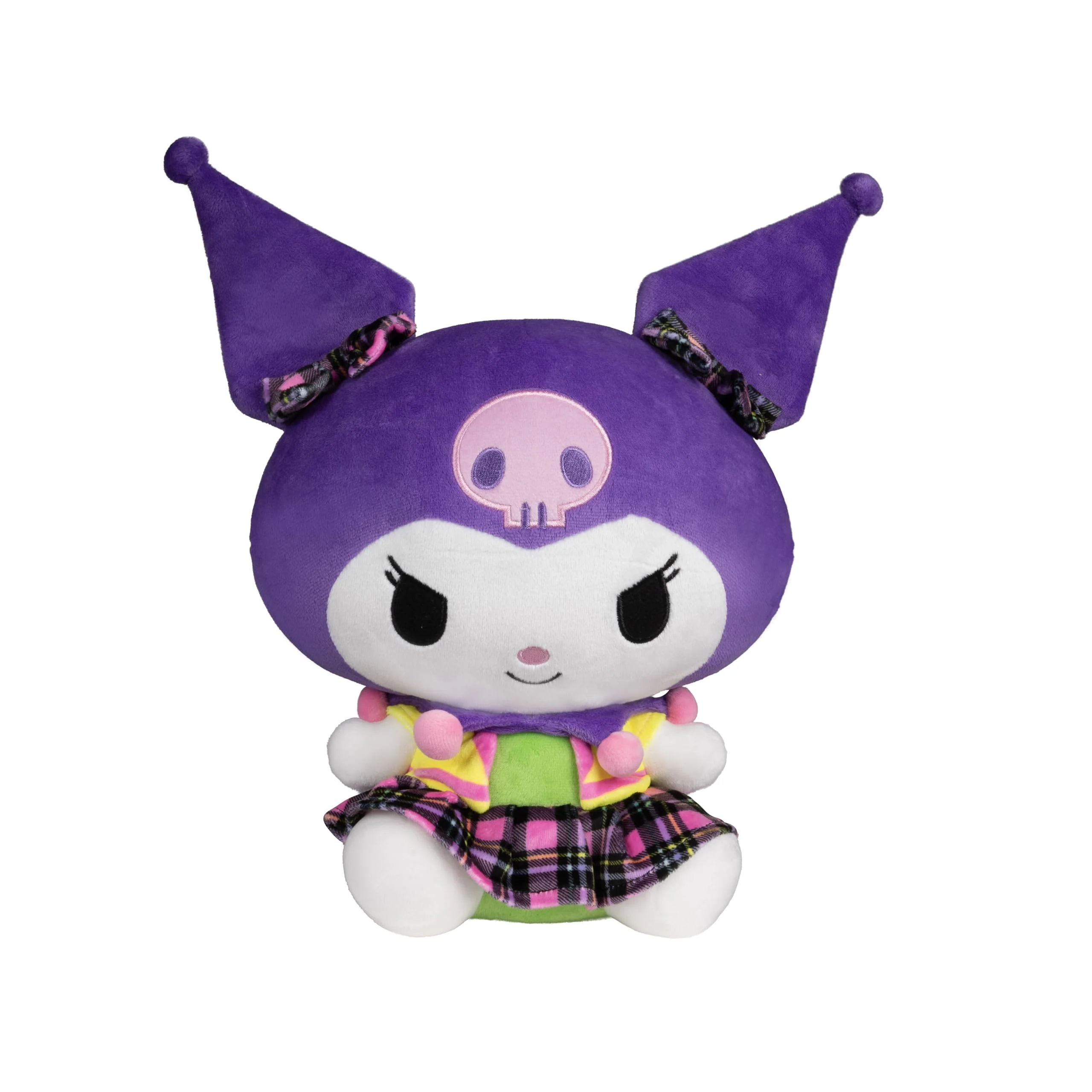 Excellent Jazwares Hello Kitty and Friends 12-Inch Kuromi Neon Plush - ly Licensed Sanrio Product from Ages 6 Safe
