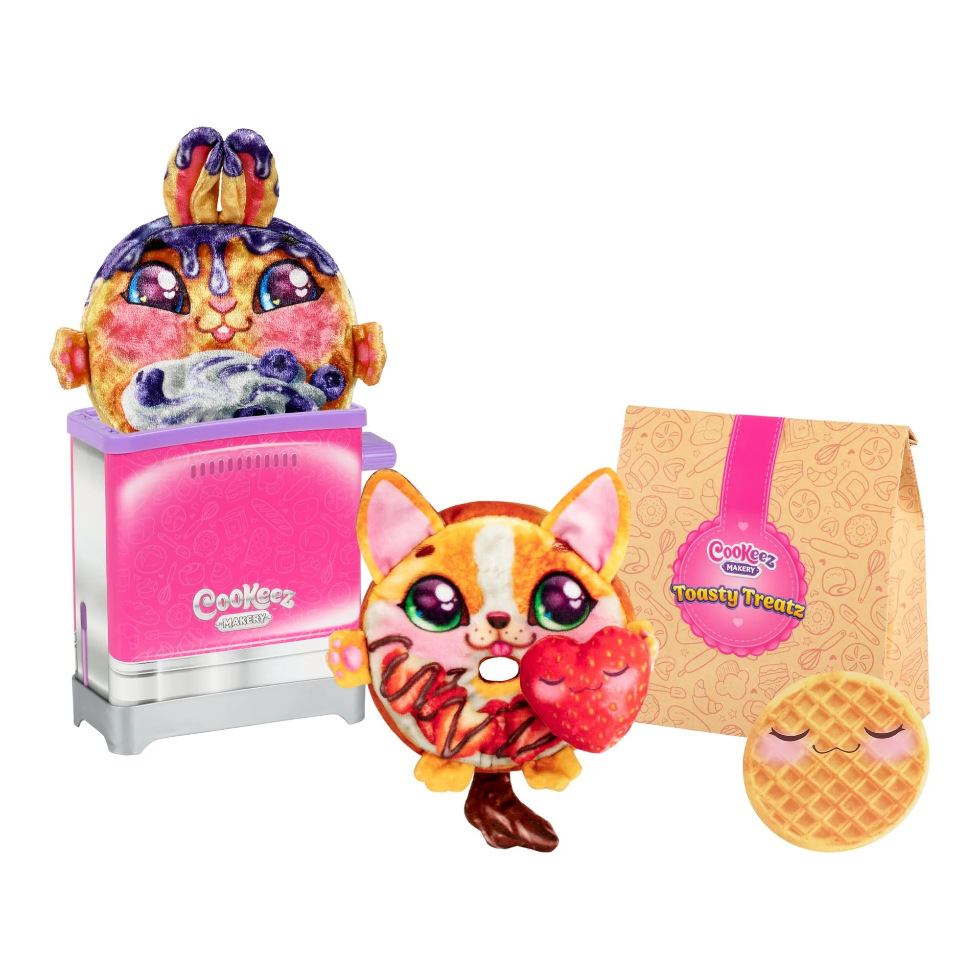 Top-Quality Cookeez Makery Toasty Treatz Toaster with Scented Plush - 2 Pack Make A Soft and Squishy Surprise Plush Friend. Pop-in-Bread and See A Surprise Exceptional