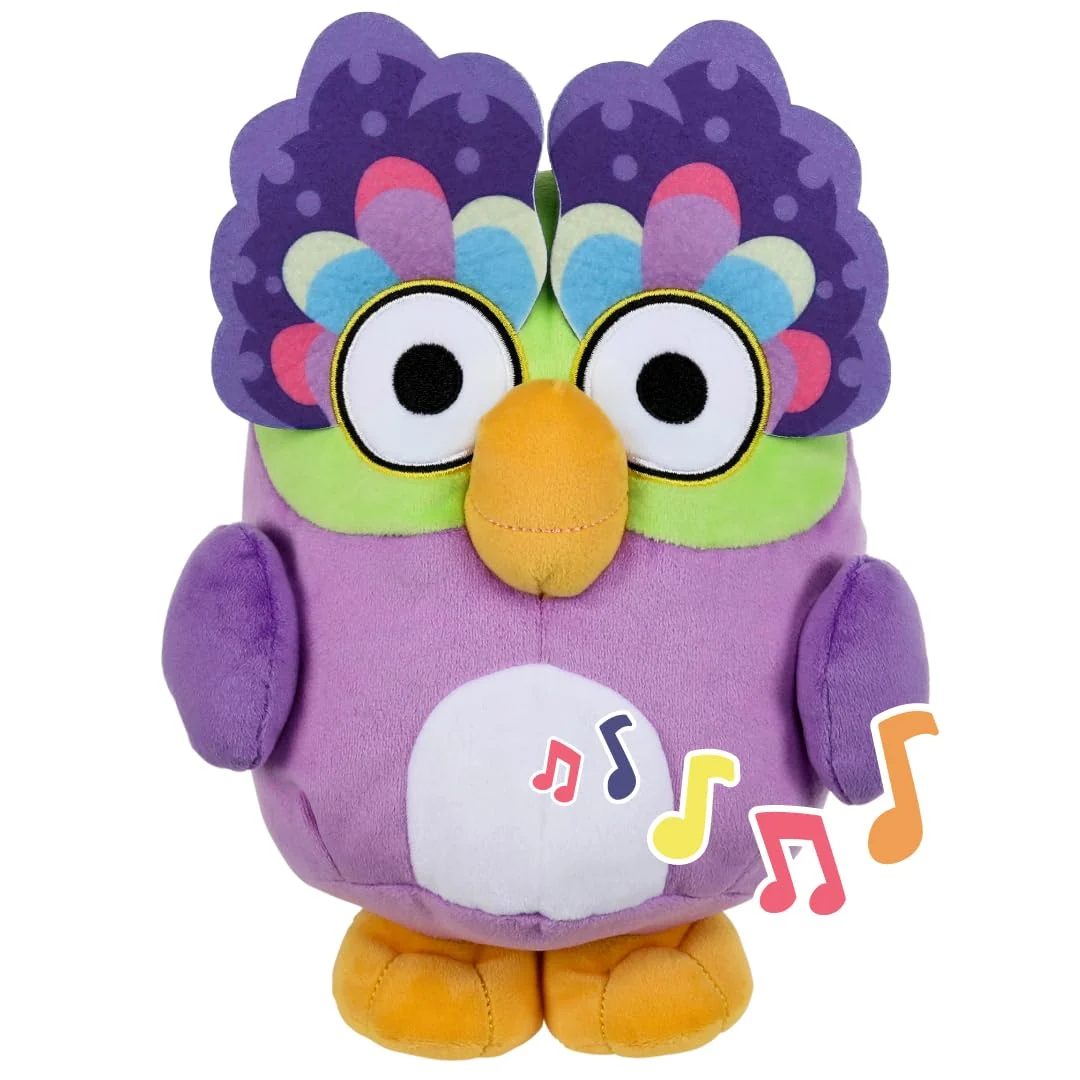 Clean Chattermax Sound Effects Talking Plush 10 Soft Bluey Toddler Toys Interactive Singing Stuffed Animal with 6 Phrases Baby Plush Toys for Kids Proven
