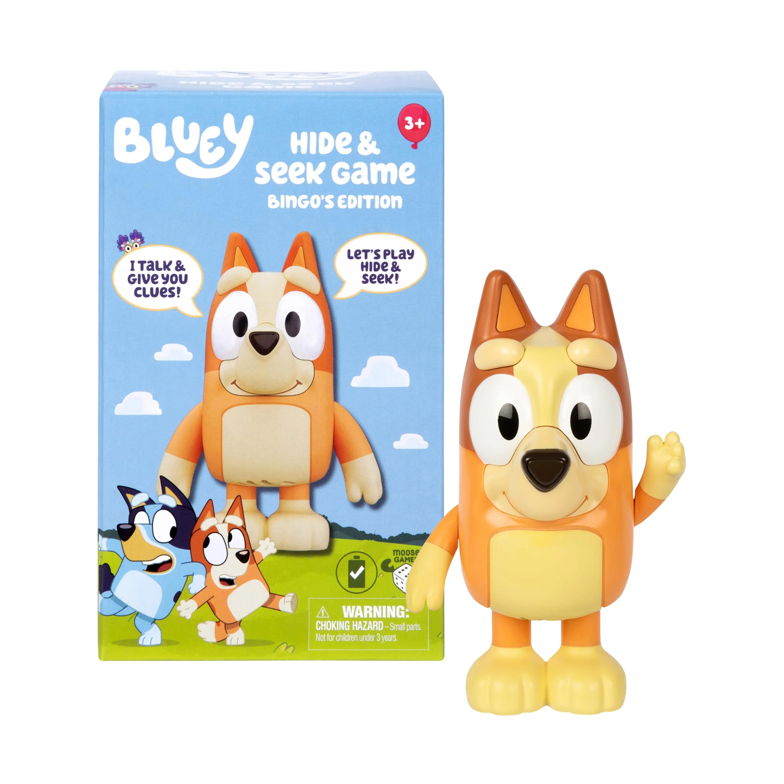 Comfortable Bluey Game Hide and Seek Electronic Bingo Figure Articulated Musical Kids Figurines with Dance Mode Interactive Toddler Figurine Toys for Ages 3 High-Performance