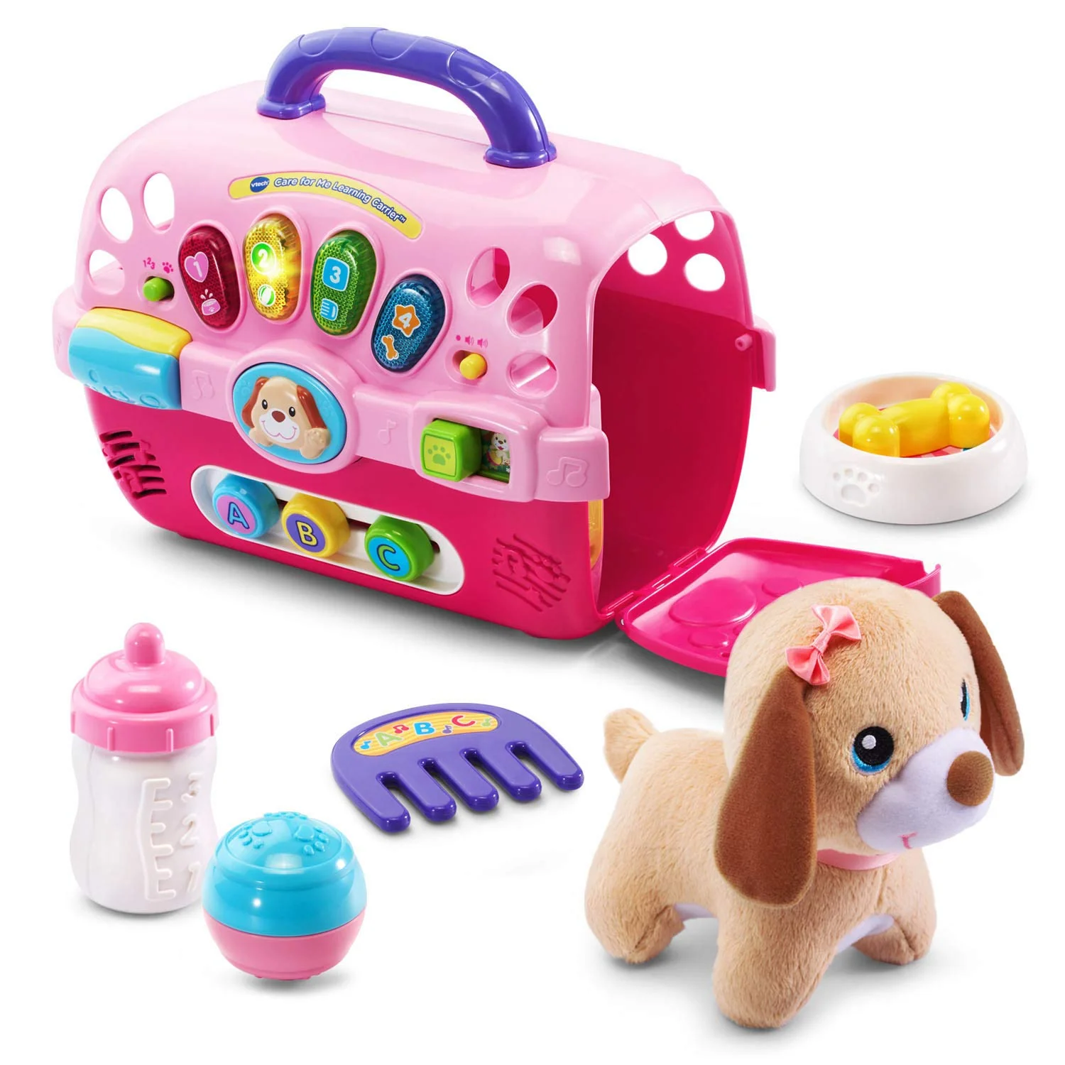 Classic VTech Care for Me Learning Carrier Pink Secure