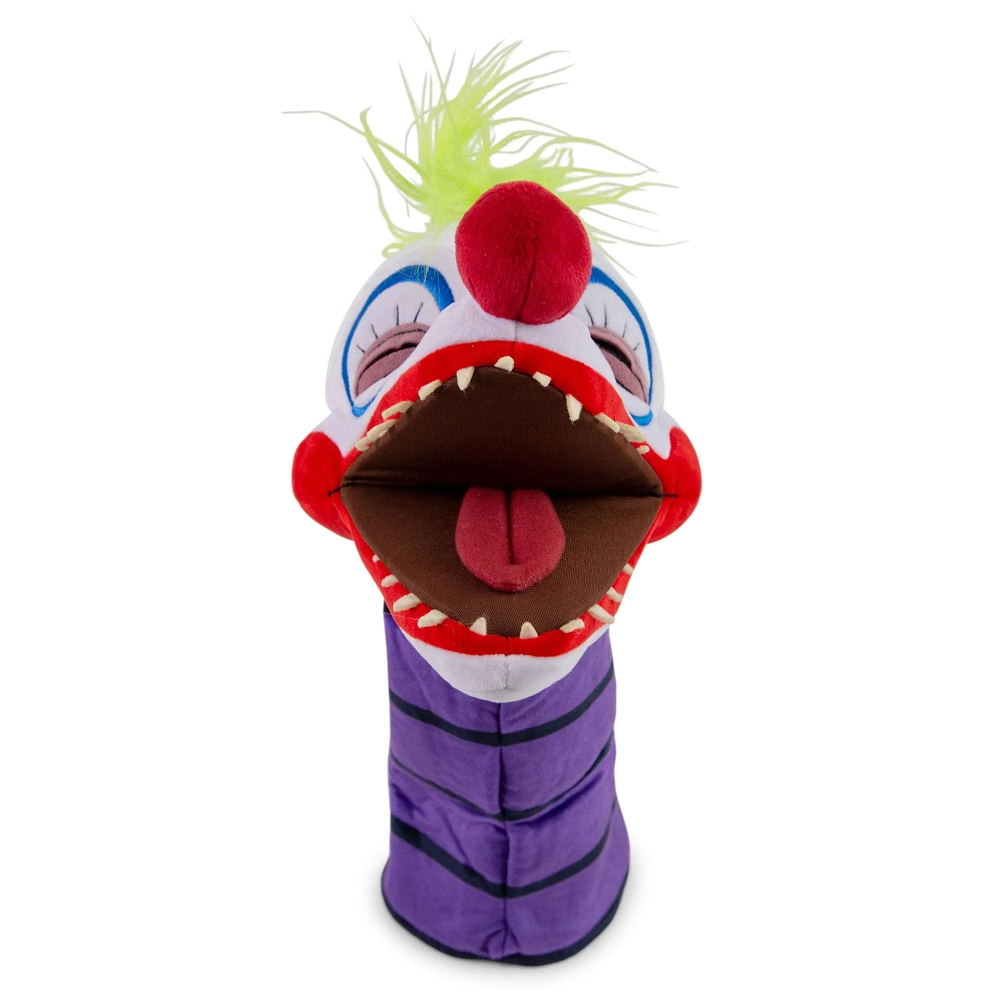Consistent Killer Klowns from Outer Space Baby Klown Offspring 14-Inch Collector Plush Toy Hand Puppet Large Soft Stuffed Animal 80s Horror Movie Collectibles Minimalist
