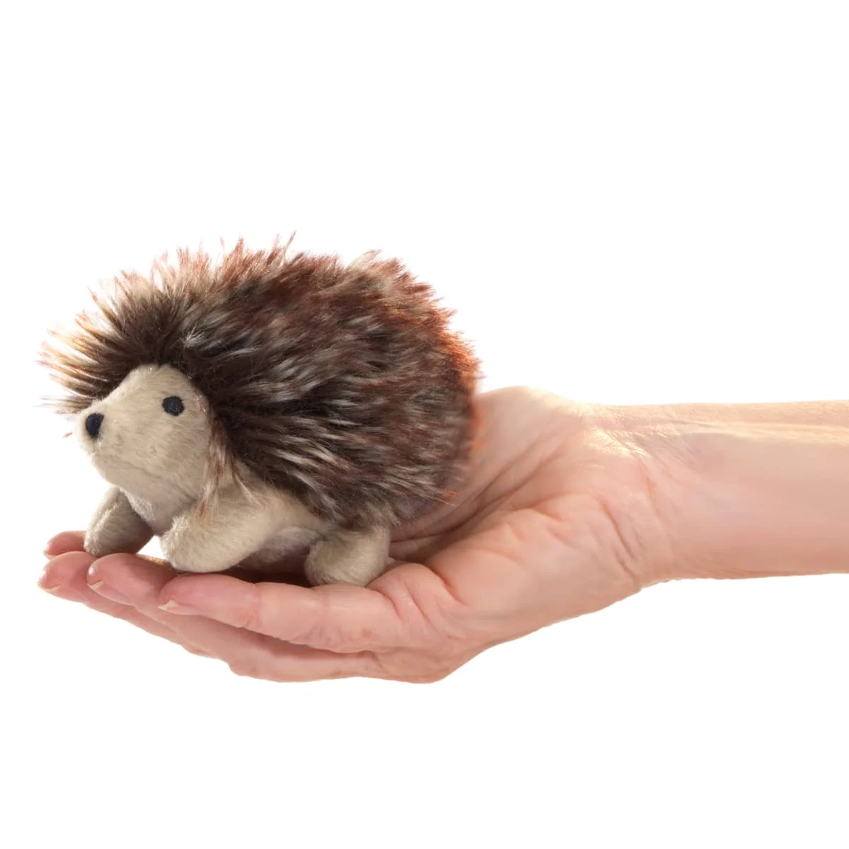 Artisan Folkmanis Mini Hedgehog Finger Puppet Brown 1 EA Responsible