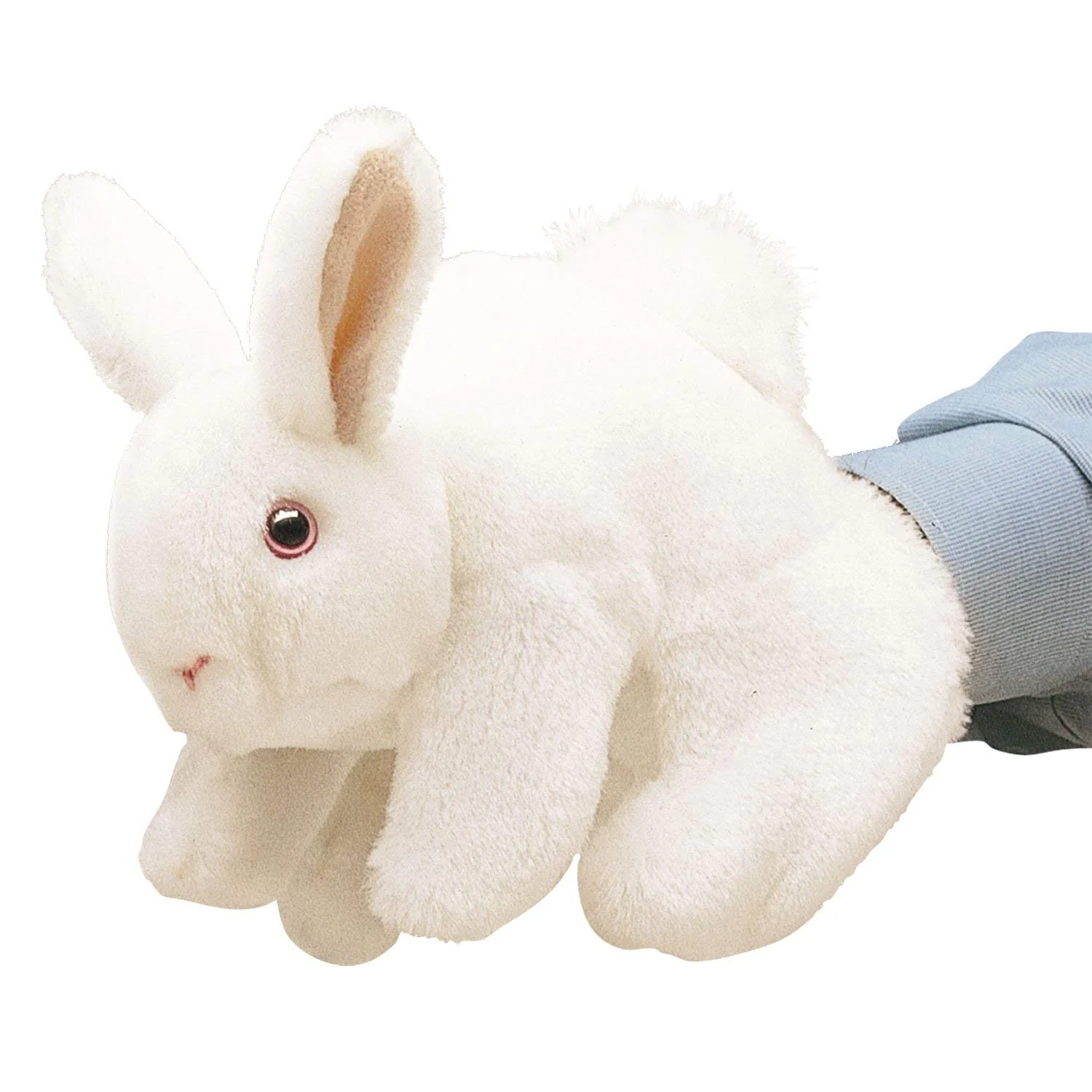 Consistent Folkmanis White Bunny Rabbit Hand Puppet Next-Generation