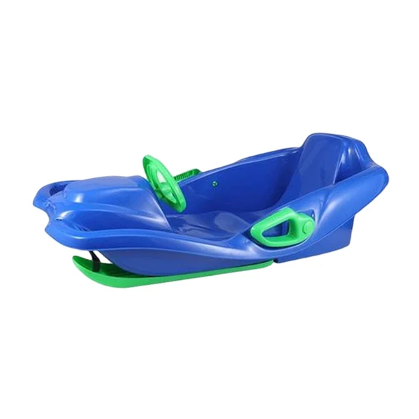 Fine Crafted Maxbell Steerable Snow Sled Snow Tubes Sledding Heightened Back for Adults Kids Blue Premium Material