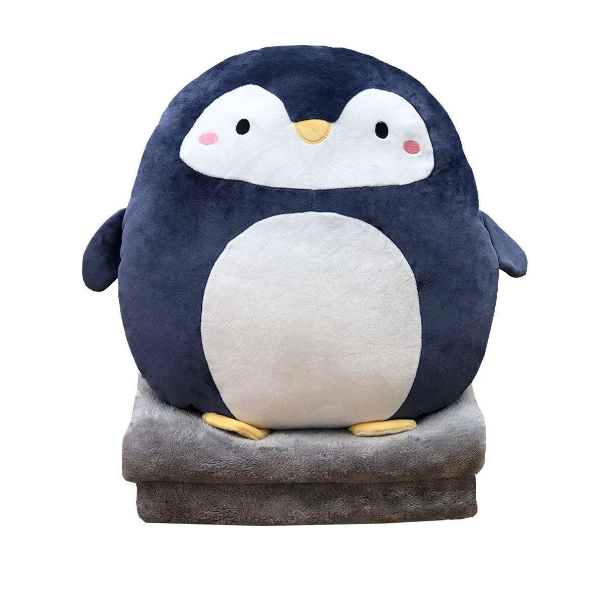 Artisan Hofun4U Penguin Stuffed Animal 16 Inch Blanket in Cute Plush Pillow Girls Boys Gifts for Birthday Christmas Travel Fine Crafted