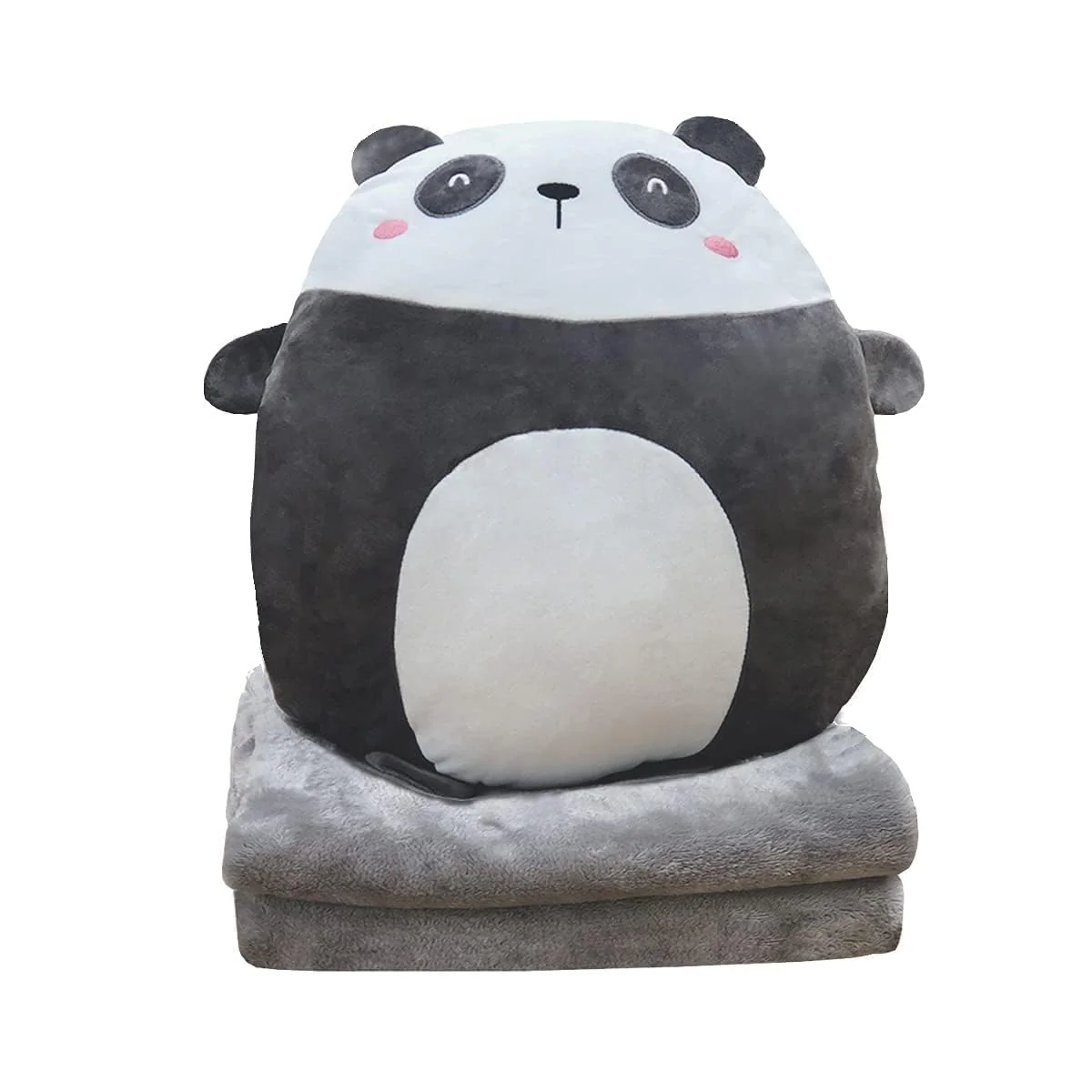 Breathable Hofun4U Panda Plush Pillow 16 Inch Blanket in Cute Plush Pillow Panda Stuffed Animal Girls Boys Gifts for Birthday Christmas Travel Selected