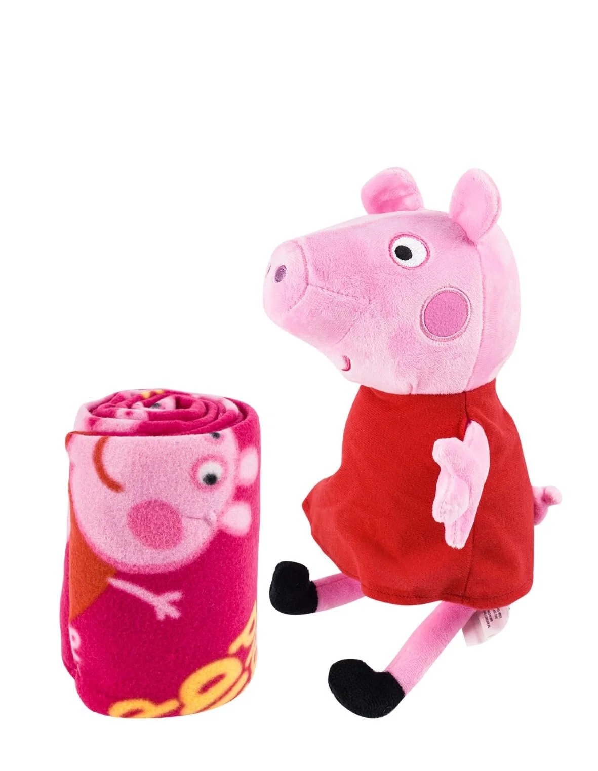 Verified NORTHWEST Peppa Pig Travel Set - 2 Piece Kids Travel Set Includes Blanket 40 X 50 Plush Healthy