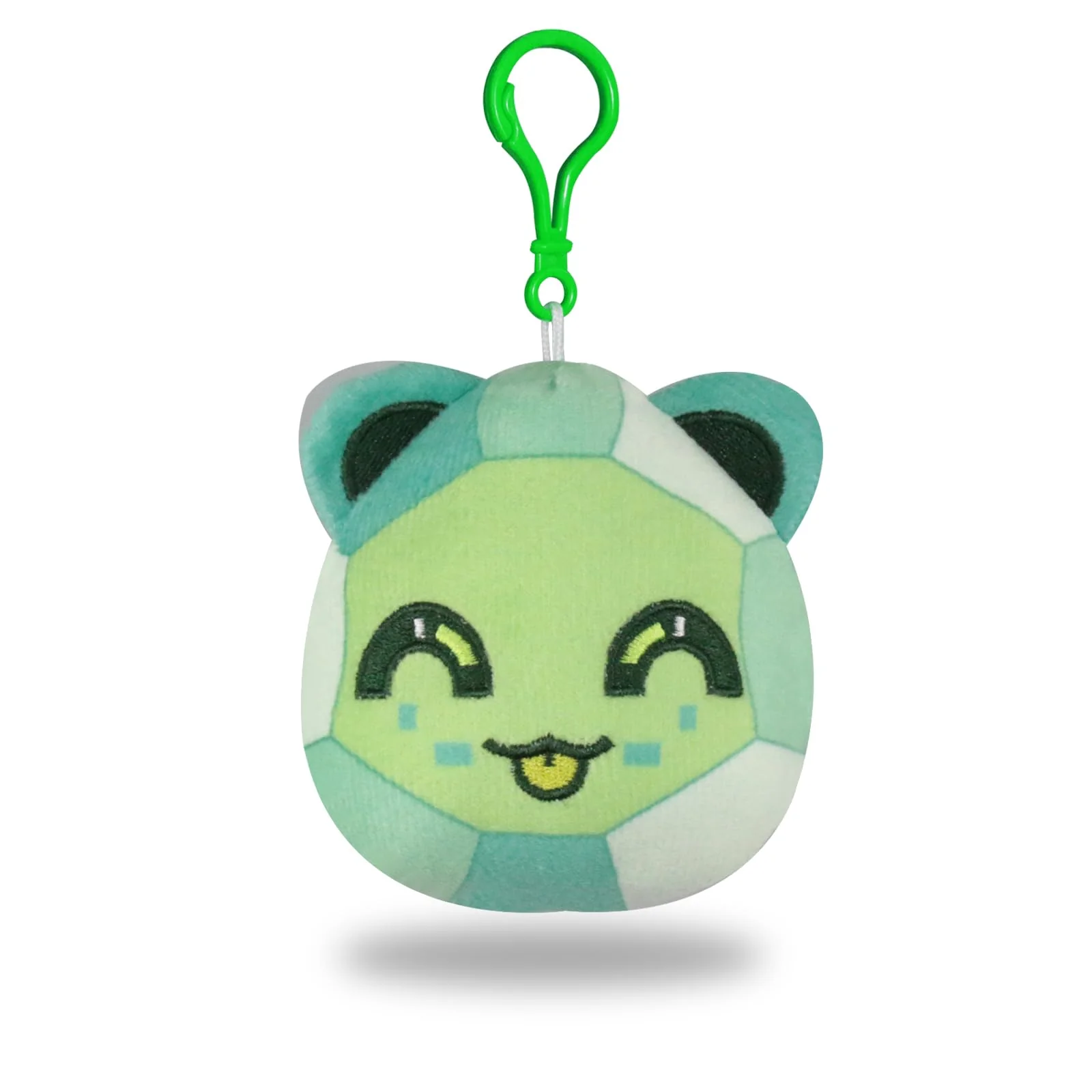 Sophisticated DUUGER MeeMeow Emerald Cat Plush Keychain Stuffed Animal Toy Cute Decorative Plush Toy Accessory Fun Buddy for Kids Bag Purse Backpack Handbag Classic