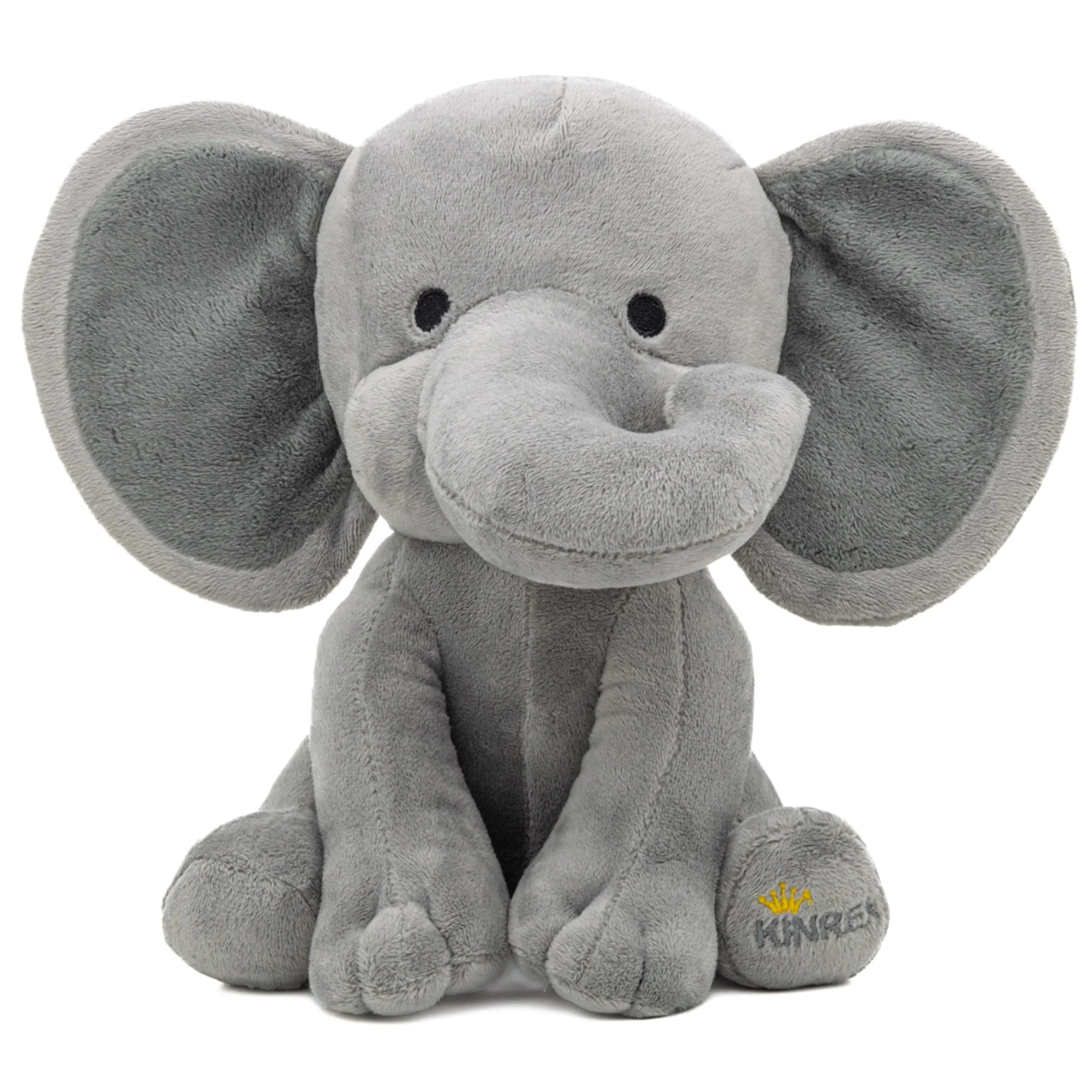 Casual KINREX Elephant Stuffed Animals - Stuff Animal Plush Toy for Babies Girls Boys Elephants Plushie Teddy Bear Toys for Birth Stats Baby Shower Infant Authentic