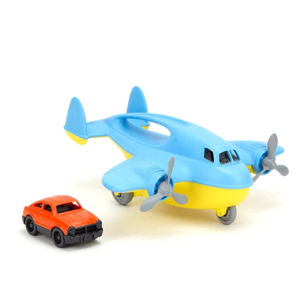 Breathable Green Toys Blue Cargo Plane Professional