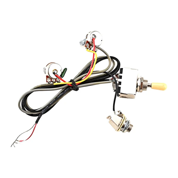 Casual Maxbell Multifunction Guitar Wiring Harness Zinc Alloy Sturdy Stable for Fast