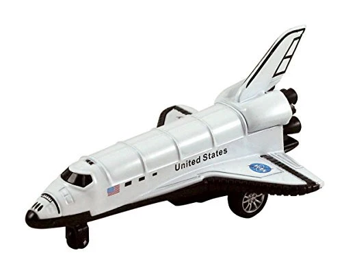 Top-Quality KiNFUN NASA Space Shuttle 5 inch Die Cast Metal Pullback Action Toy Model Sophisticated