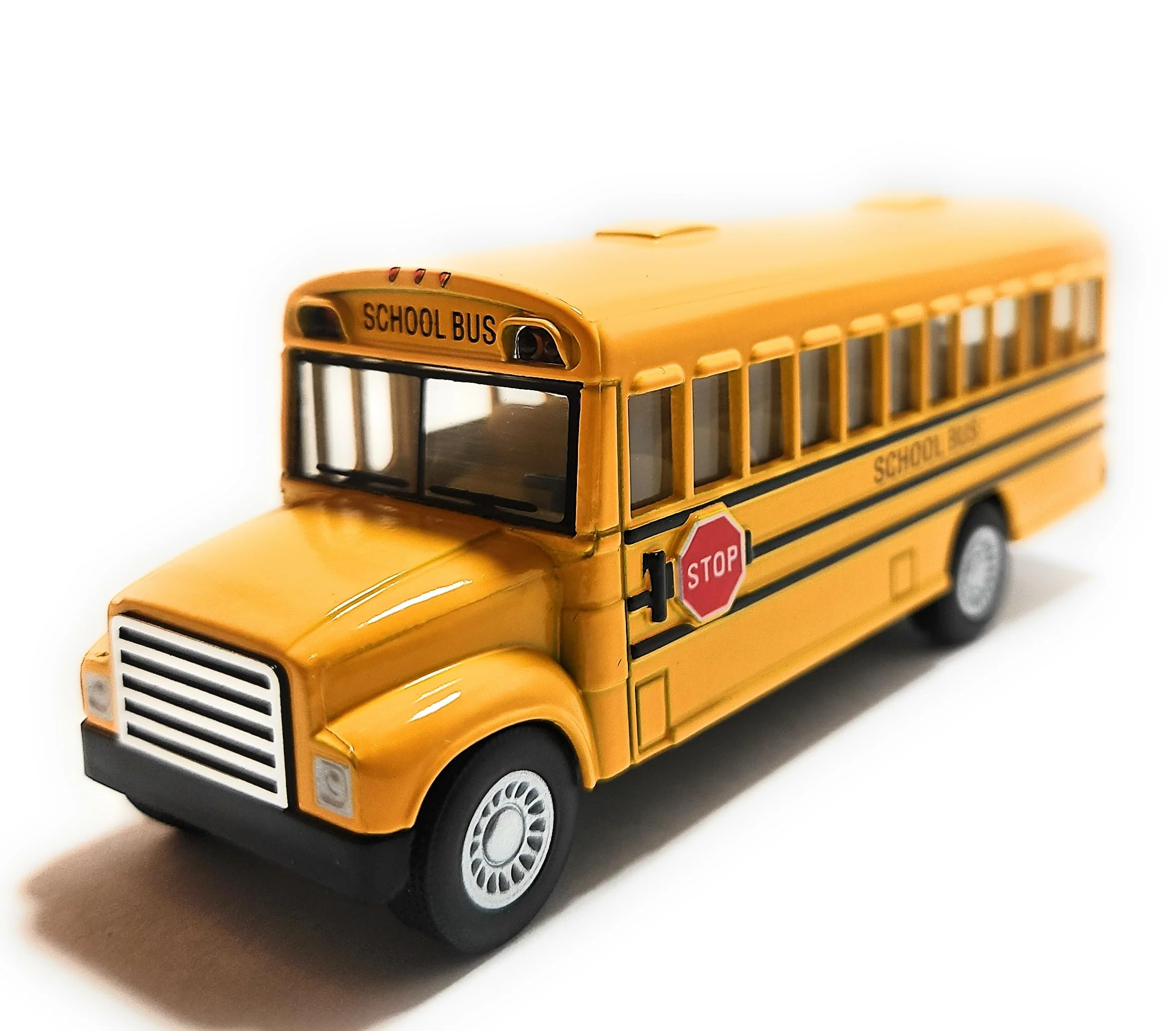 Breathable KiNSMART KiNSFUN Yellow School Bus 5 Die Cast Metal Model Toy Car Quality