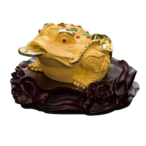 Verified Maxbell Ancient Feng Shui Frog Toads Sculpture Ornament for Shop Cashier Registrati Consistent