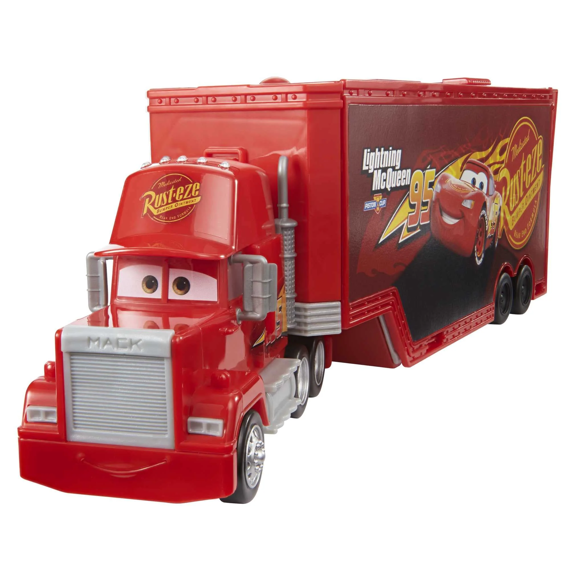 Unique Mattel Disney and Pixar Cars ing Mack Playset 2-in-1 Toy Truck Tune-Up Station with Launcher Lift More Movie-Inspired Graphics Gift… Lightweight