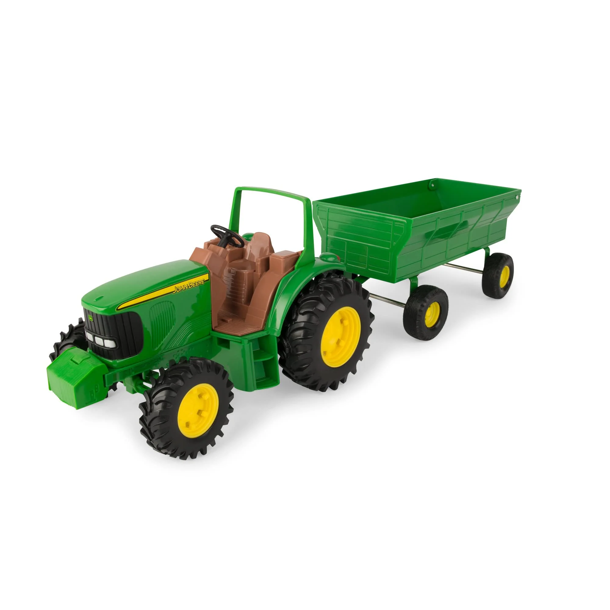 Efficient TOMY John Deere Kids Tractor Toy with Flarebox Wagon Set - 8 Inches - John Deere Tractor Toys for Kids - Toddler Toys Ages 3 and Up High-End