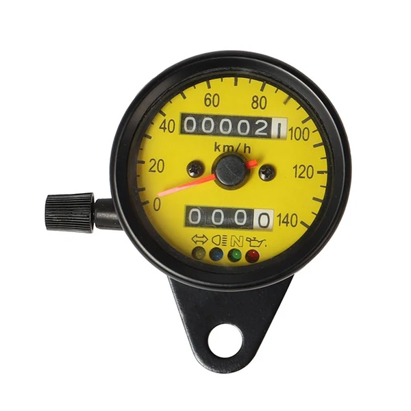 Specialty Maxbell Motorbicycle Instrument Digital Tachometer for Motorbike Modification Black yellow Premium Material