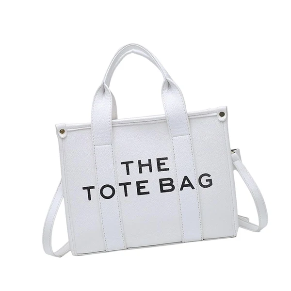 Original Maxbell Girls Woman Tote Top Handle Shoulder Bag PU Leather Adjustable Strap Stylish White Fine