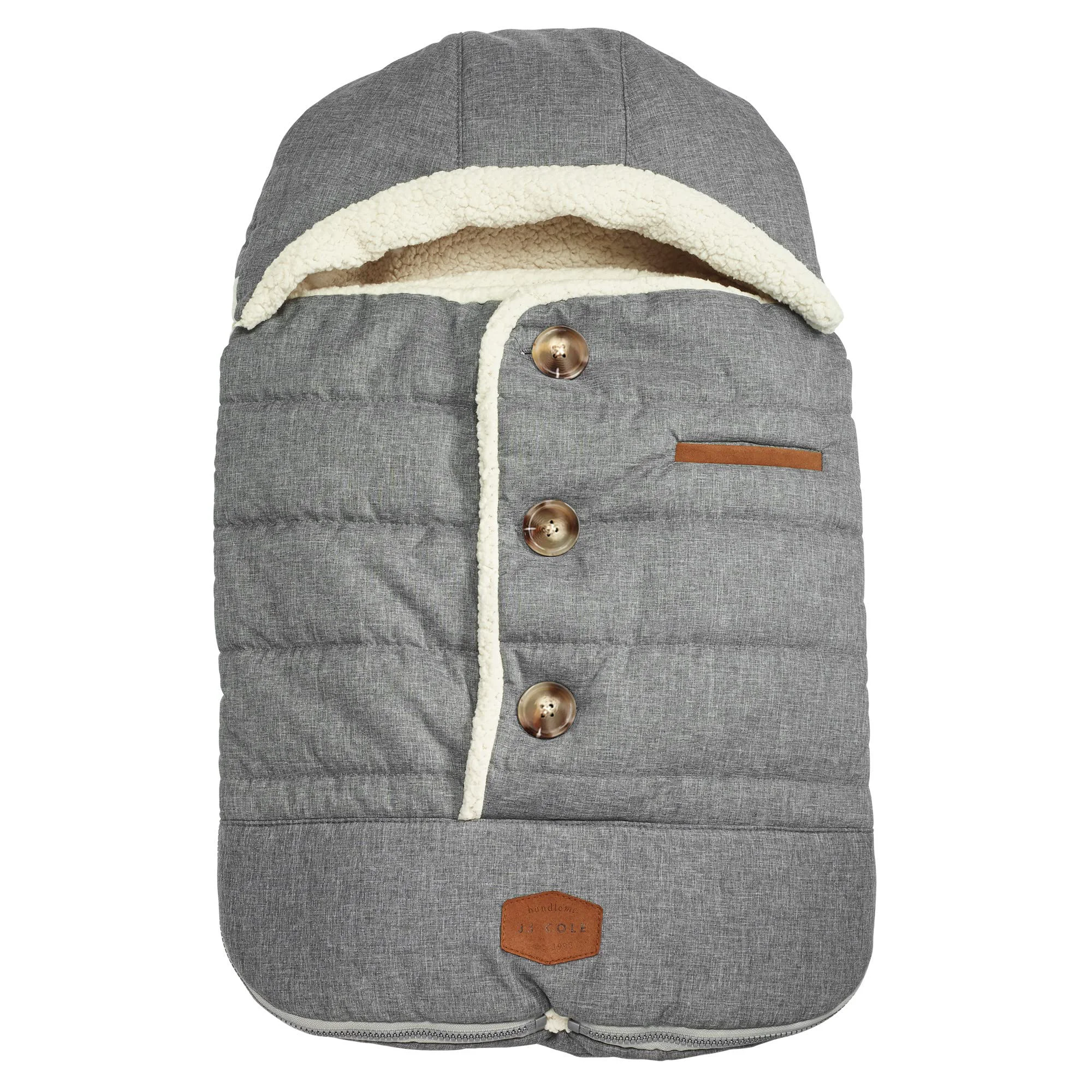 Durable JJ Cole - Urban Bundleme Canopy Style Bunting Bag to Protect Baby from Cold Winter Weather in Car Seats Strollers Graphite Infant Grey Fast