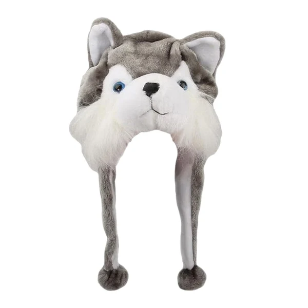 Trusted Maxbell Animal Plush Hat festival outdoor Halloween Costume Gift Fancy Dress Cosplay Wolf Sustainable