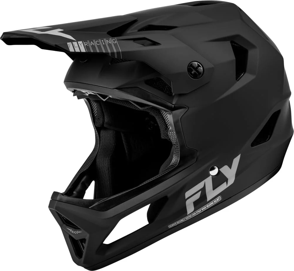 User-Friendly Fly Racing Rayce MTB BMX Bicycle Helmet Black Medium Lightweight