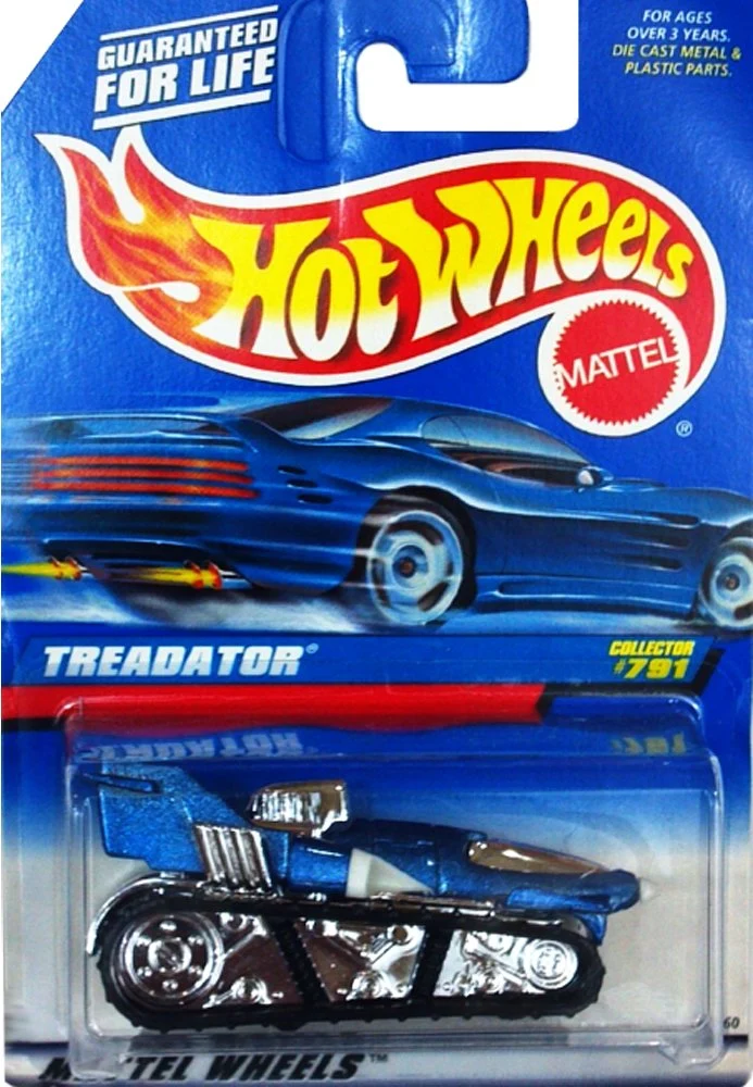 Clean Hot Wheels 1992 1 64 Treadator Die Cast Car Collector 791 Smooth
