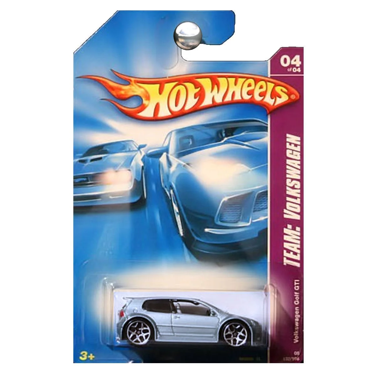 Casual Hot Wheels 2008 132 Team Volkswagen 4 of 4 Steel Blue Volkswagen VW Golf GTI 1 64 Scale Exceptional