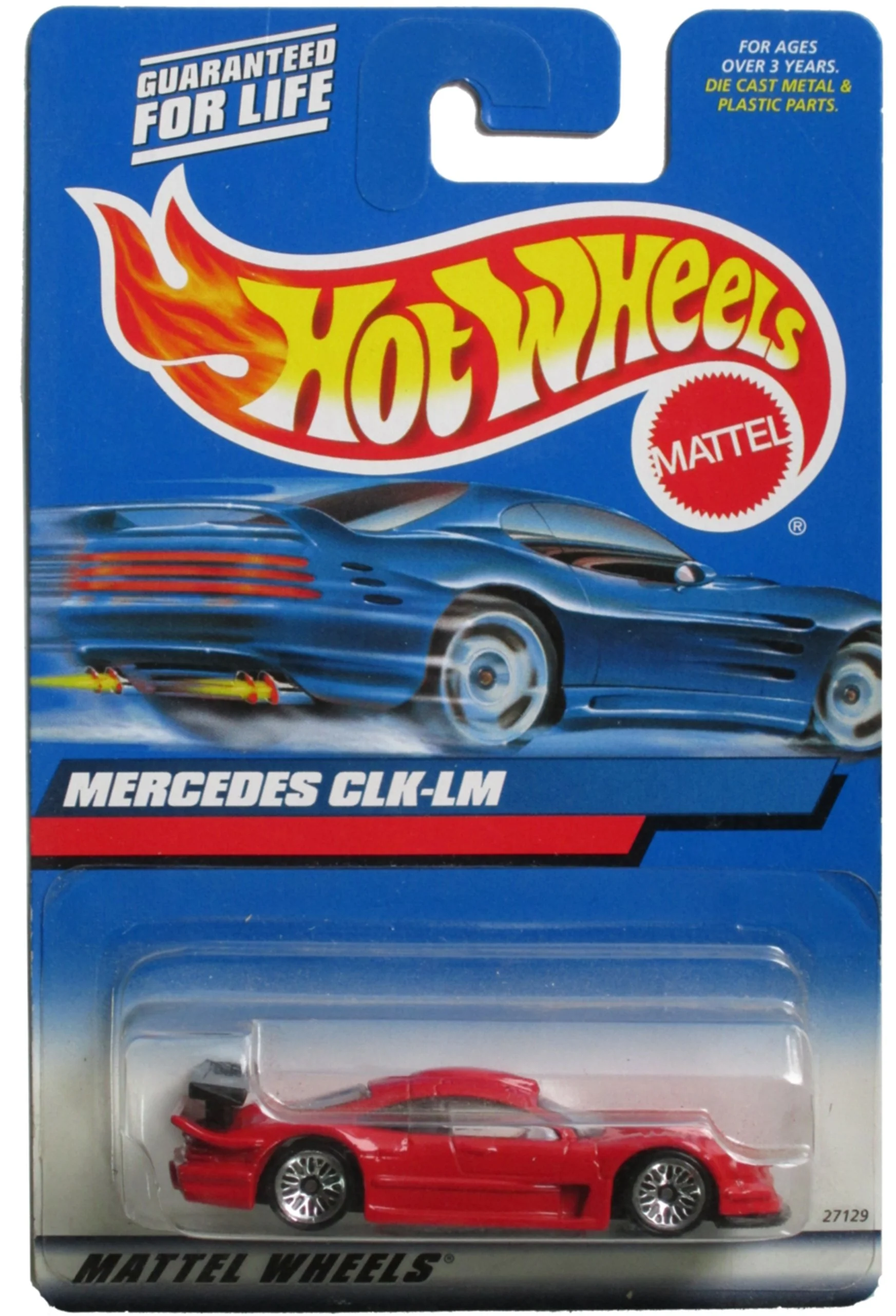 Consistent Hot Wheels 163 Mercedes CLK-LM Official