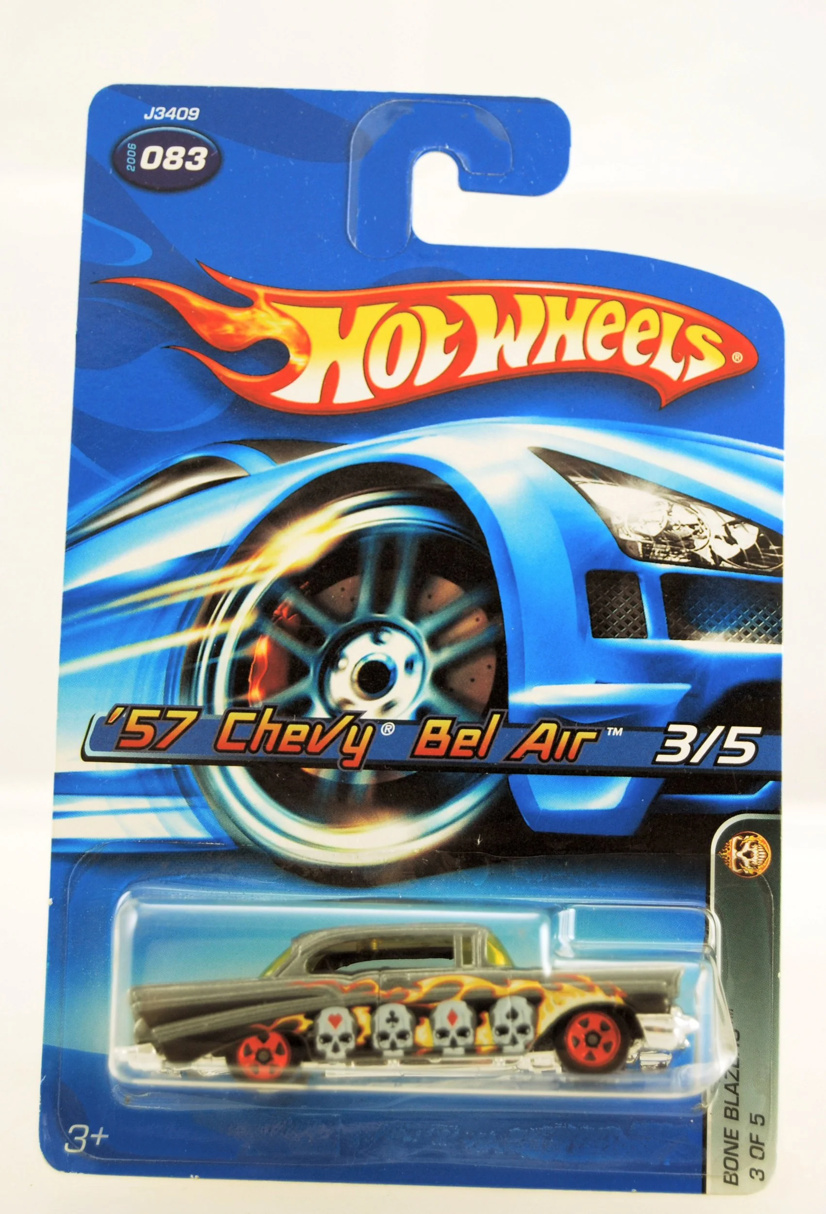 Fine Crafted Hot Wheels - 2006 - Bone Blazers - 3 5 - 1957 Chevy Bel Air - Custom Paint - Limited Edition - Collectible 1 64 Scale Durable