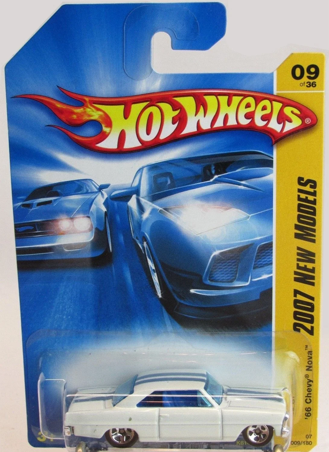 Sustainable Hot Wheels '66 Chevy Nova 2007 New Models Series 1 64 Scale Verified