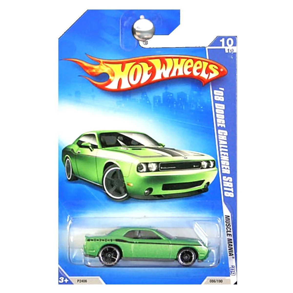 Sustainable Hot Wheels 2009 Muscle Mania Green 2008 Dodge Challenger SRT8 1 64 Scale Minimalist