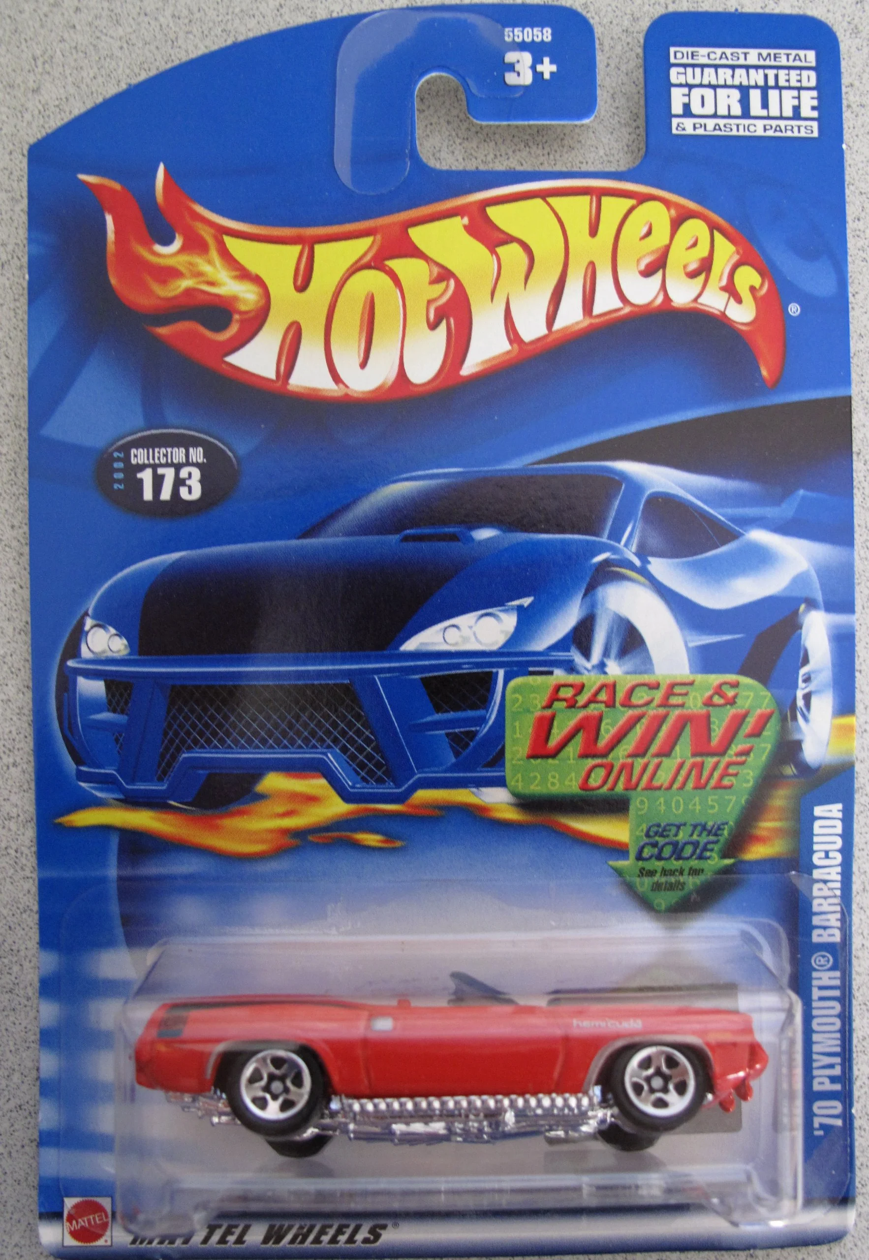 Casual Hot Wheels 2002 '70 Plymouth Barracuda Convertible Collector Car 173 Carefully Designed