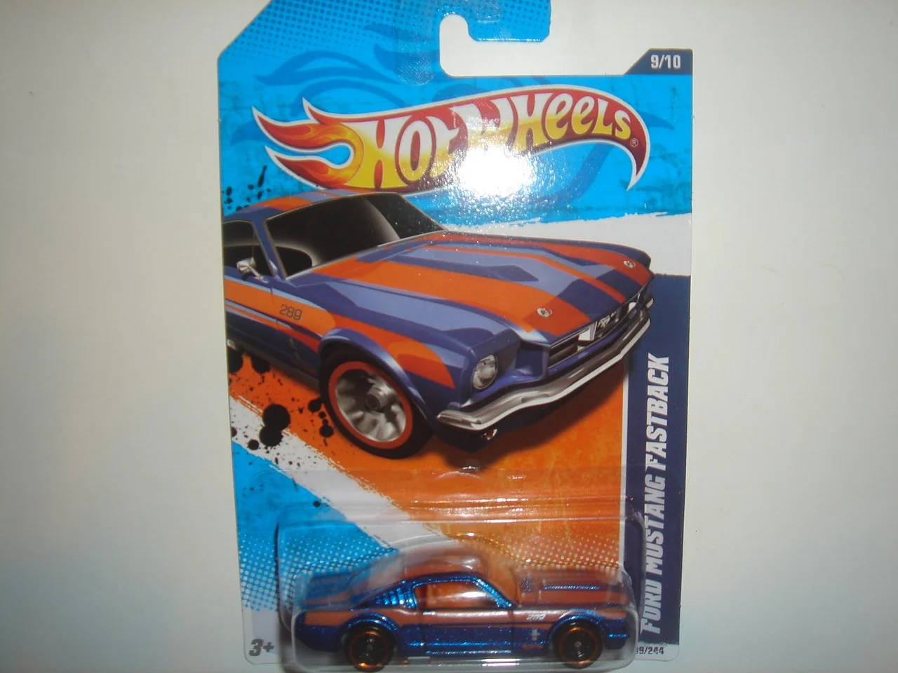 Trusted 2011 Hot Wheels Walmart Exclusive Ford Mustang Fastback Blue Orange 89 244 Premium Material