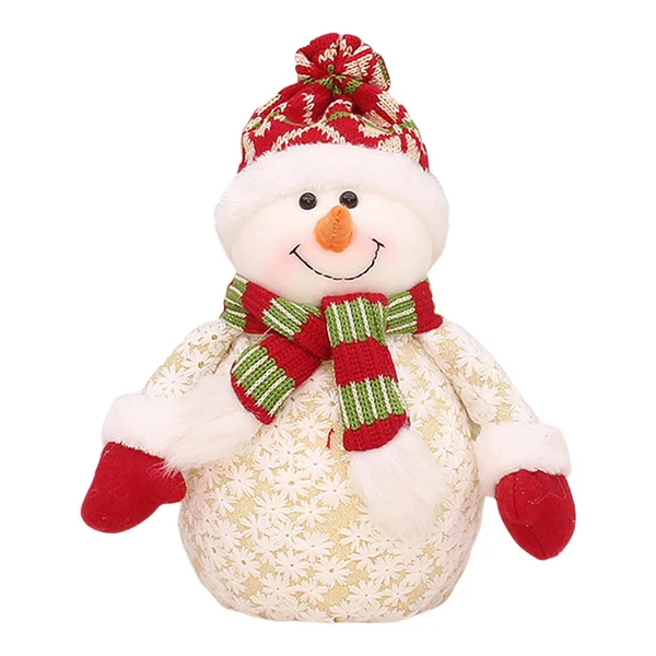 Reusable Maxbell Christmas Doll Decoration Christmas Ornaments for Bedroom Office Decoration Snowman S Green
