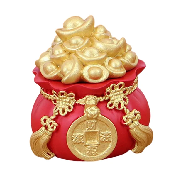 Carefully Designed Maxbell Traditional Chinese Money Figurine Desktop for Car Dashboard Collectibles Professional