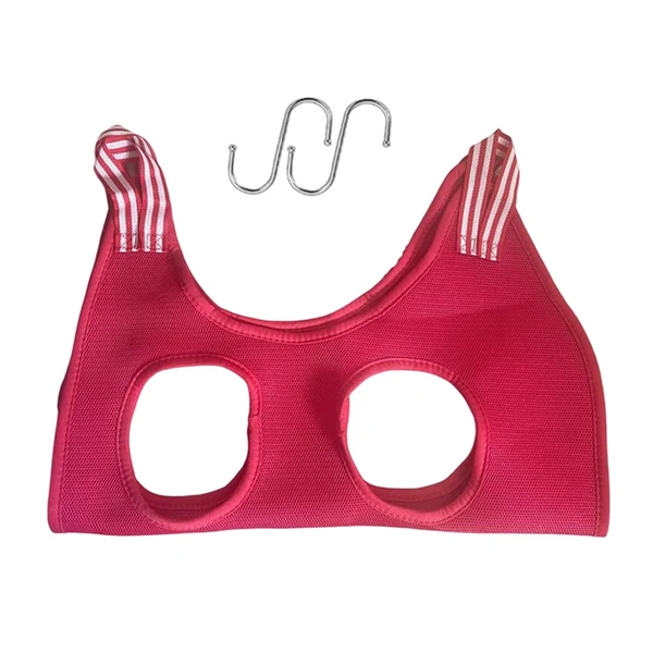 Environmentally Friendly Maxbell Pet Dog Grooming Hammock Cat Dog Restraint Bag for Nail Clipping Trimming L Red Original Design