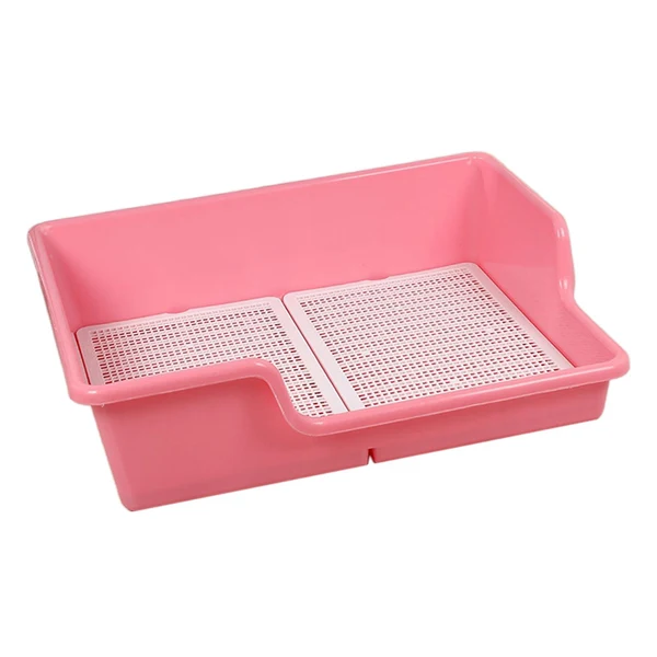 Soft Maxbell Pet Dog Toilet Puppy Training Potty Tray Removable Anti Splashing Indoor Pink Long-Lasting