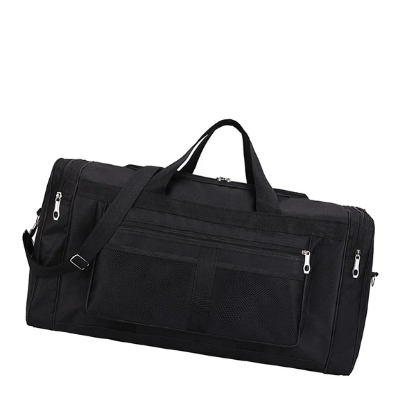 Recyclable Maxbell Weekender Bag Handbag Sports Shoes Apparel Totes Travel Carry On Duffel Bag Black Fine