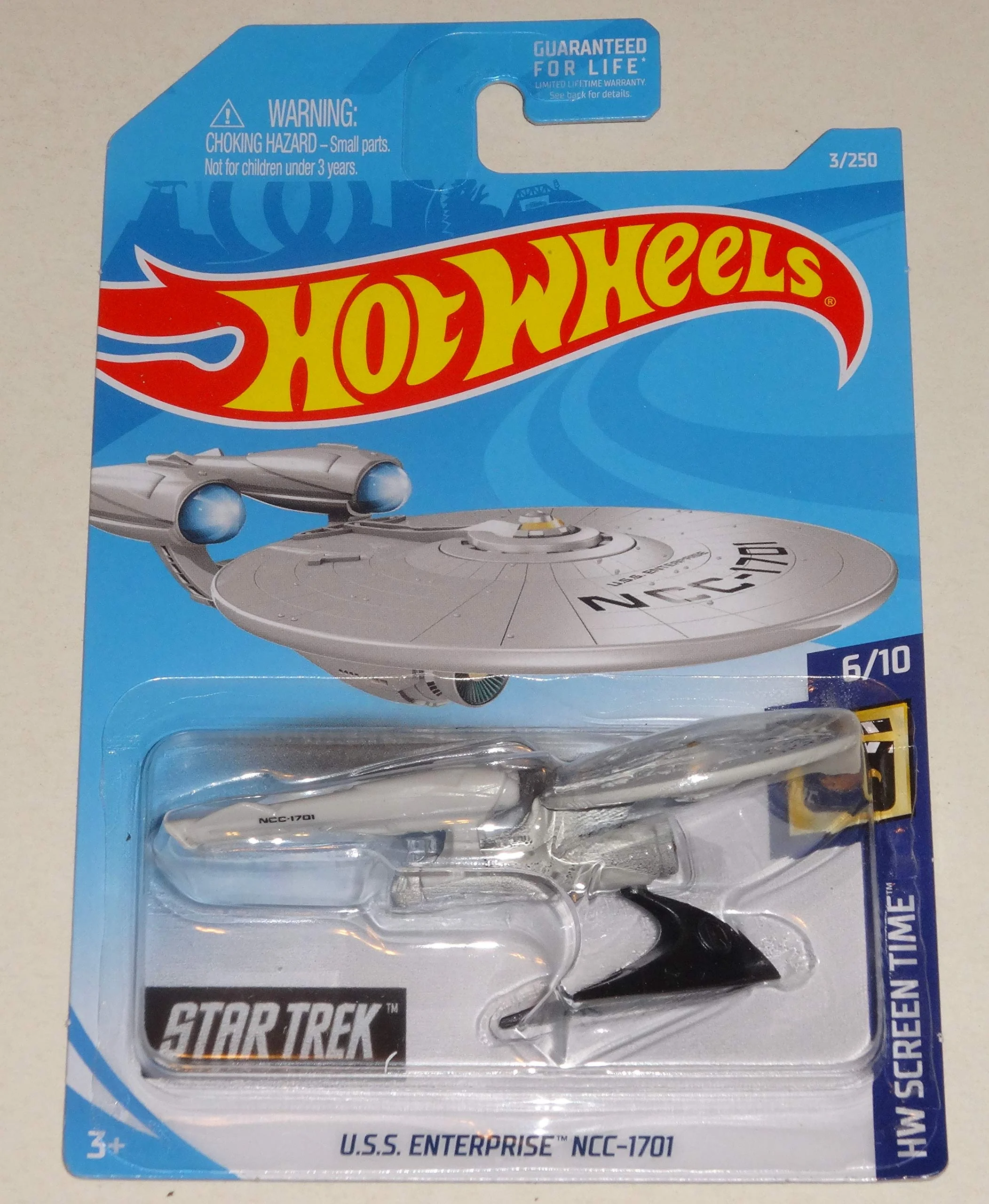 World-Class Hot Wheels U.S.S. Enterprise NCC 1701 Vehicle High-Grade
