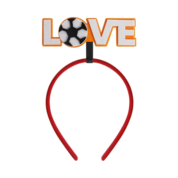 Specialty Maxbell Football Party Hair Hoop Headpiece Hairband Soccer Headband Hair Accessory LOVE Recyclable