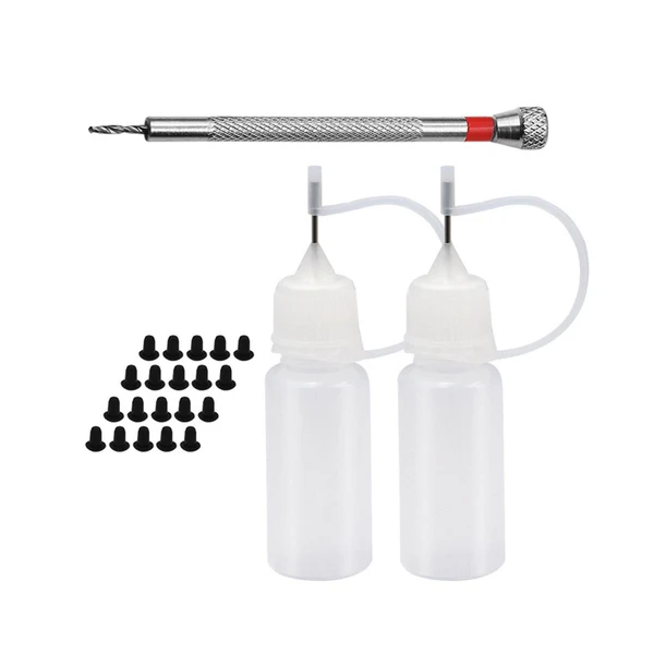 Trendy Maxbell Pin Vise Hand Drills DIY Rotary Tool 10ml Empty Oil Bottle Wood Metal Walnut Pure