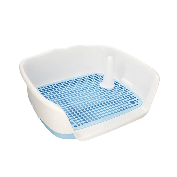 Practical Maxbell Indoor Dog Potty Tray No Litter Pad Holder for Small and Medium Dogs blue Optimized