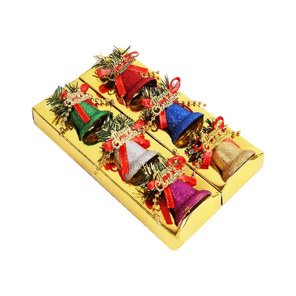 Trusted Maxbell 6 Pieces Christmas Bells Decoration Pendant for New Year Festival Decor 3.5cm Prestigious