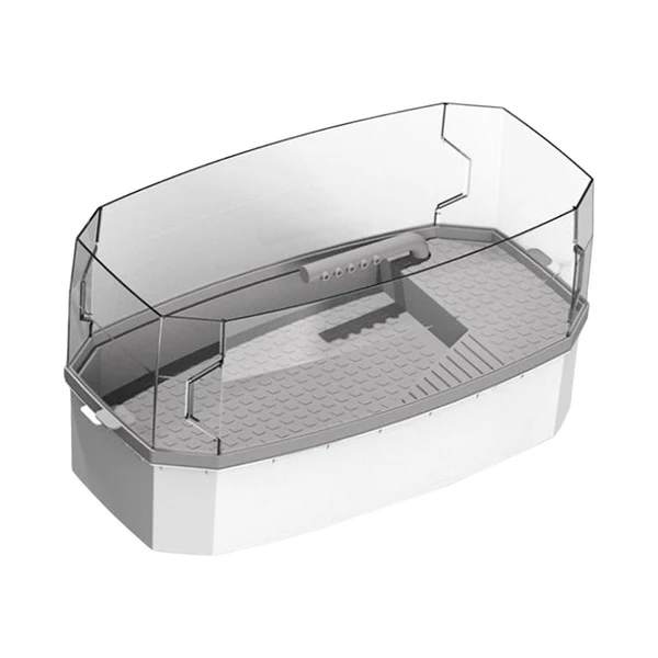 Solid Maxbell Detachable Tortoise Turtle Tank with Water Pump Durable for Small Amphibious Small White Trendy